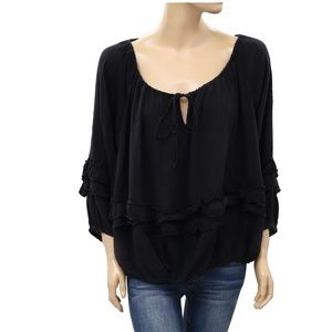 Denim & Supply Ralph Lauren Ruffle Blouse Top